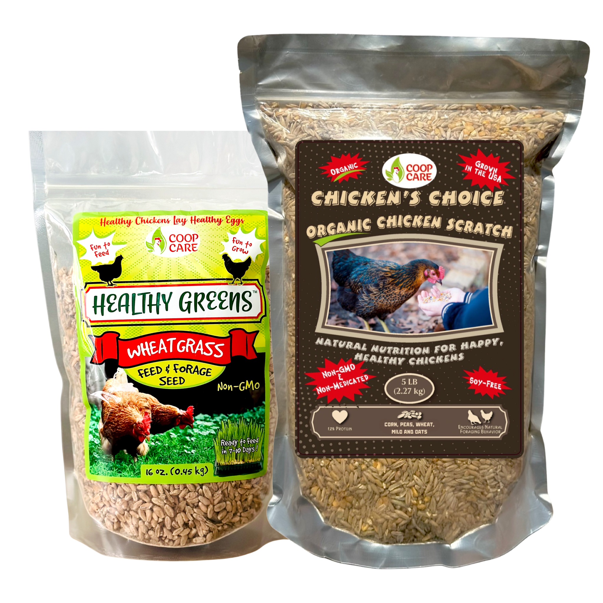 The Supreme Treat Bundle - Organic Chicken Scratch & Healthy Greens